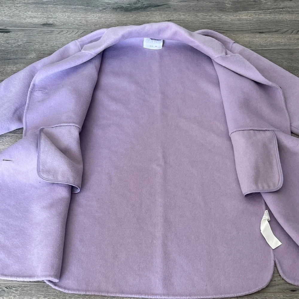 Zara Lilac Wool Coat